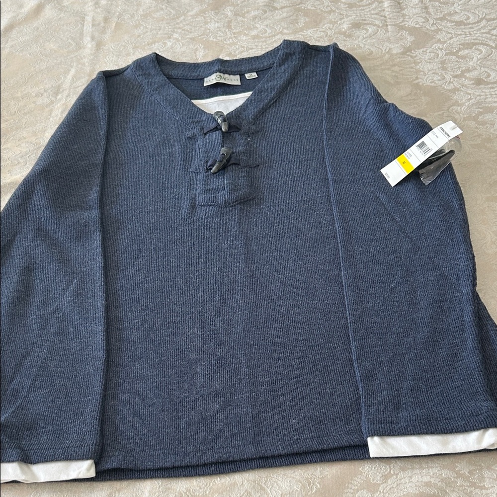 Studio Works Navy Blue Women's Sweater